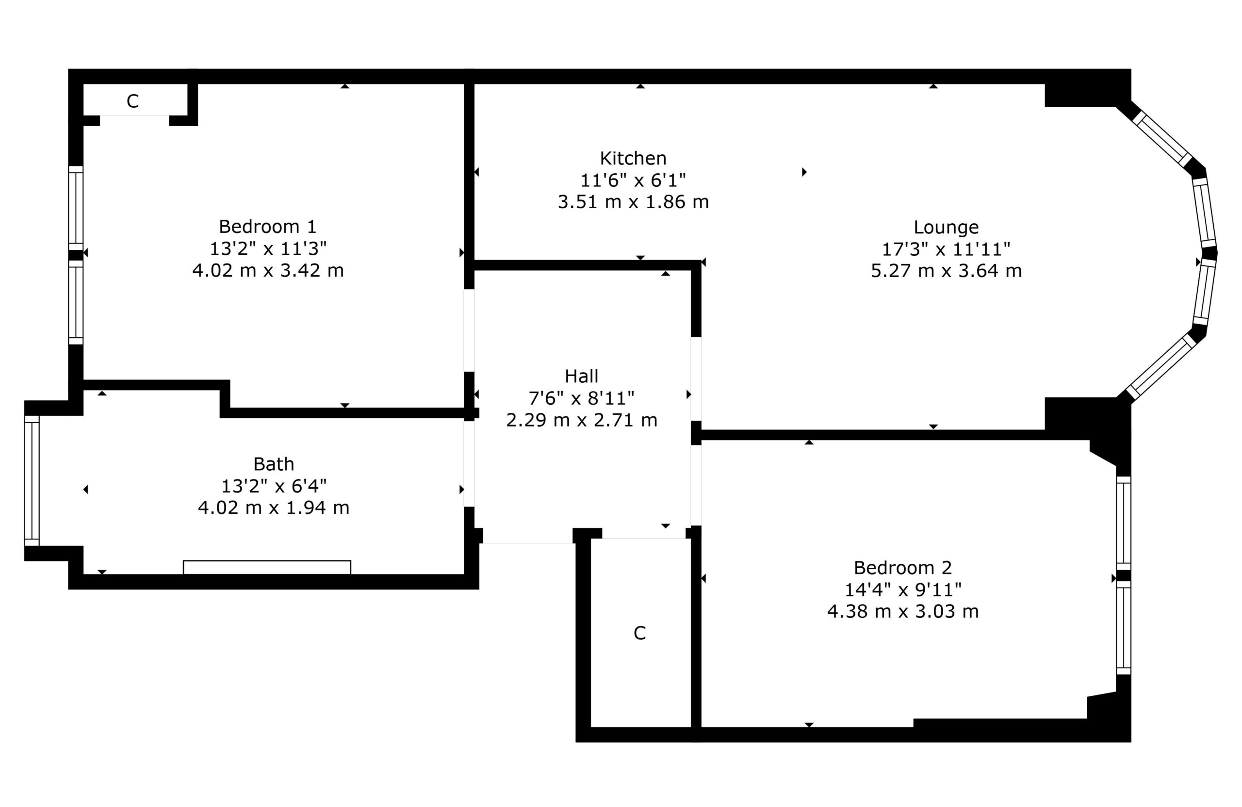 3/1, 43 Walton Street, Shawlands, G41 3LR Corum Property