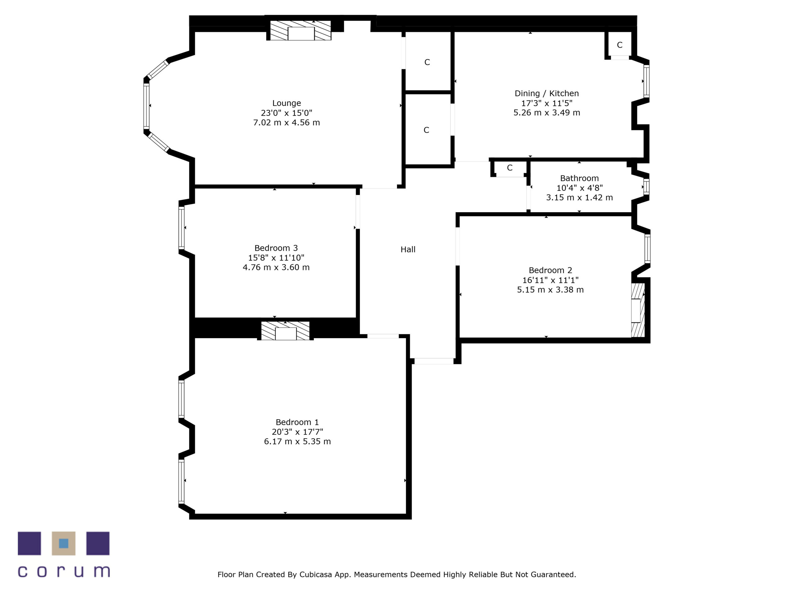 Flat 2/2, 9 Millbrae Crescent, Langside, G42 9UW Corum Property