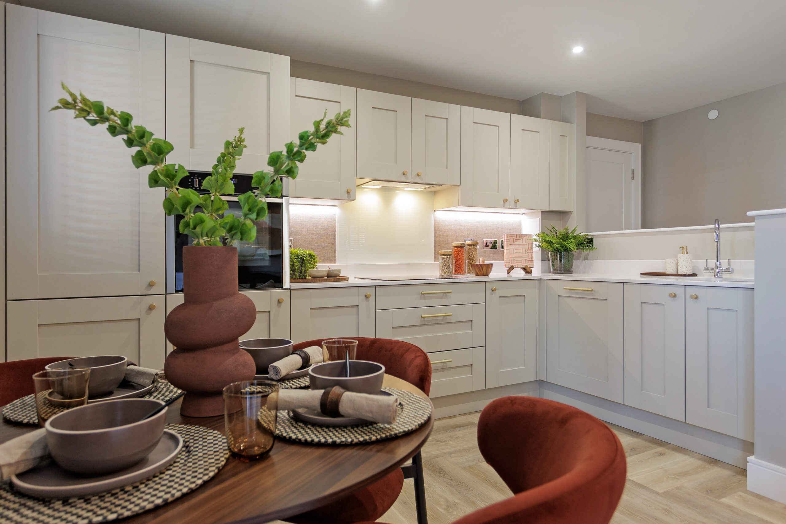 Millside Moors Showhome Kitchen Angled