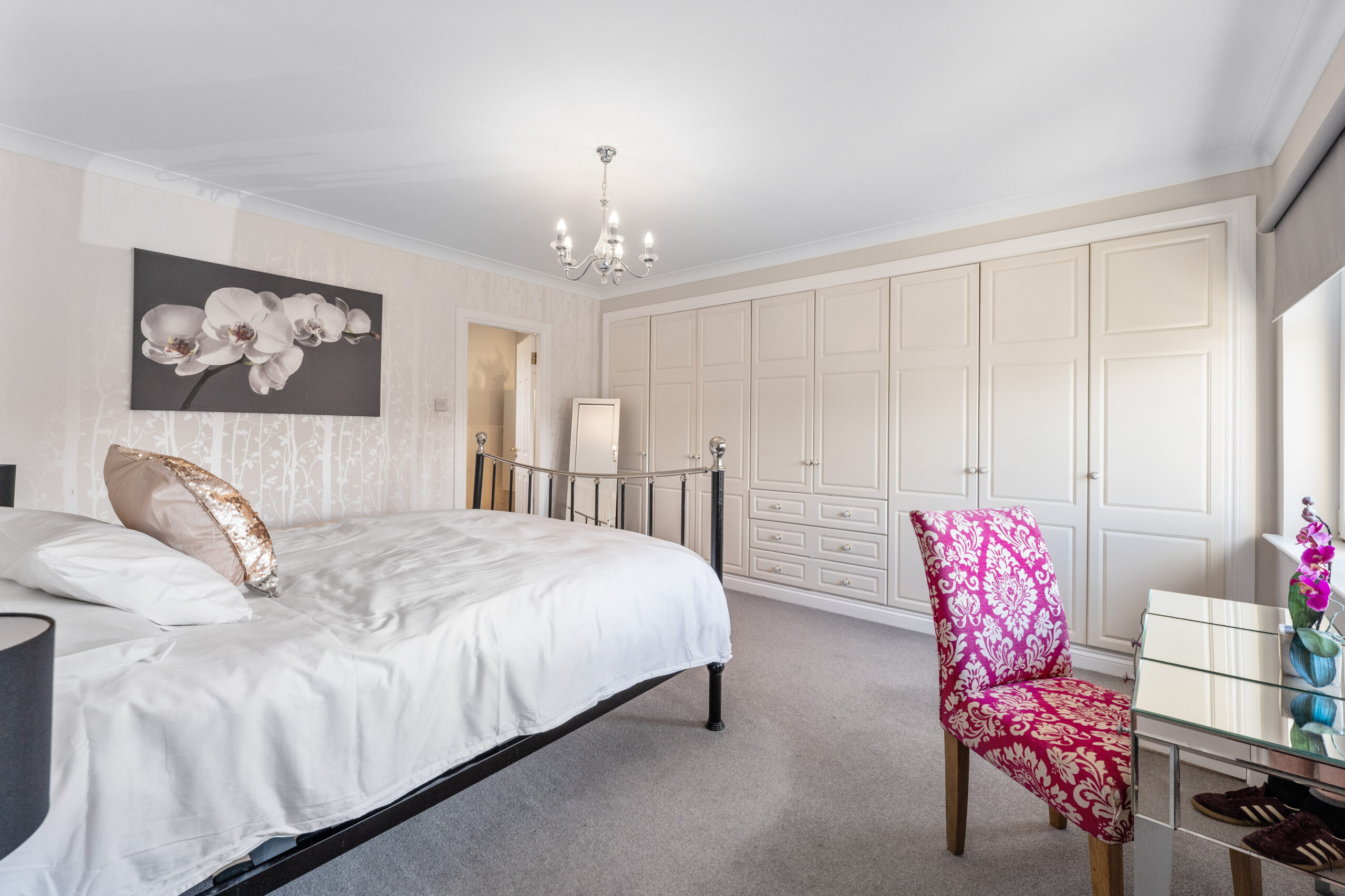 Bedroom with dressing table at window 2