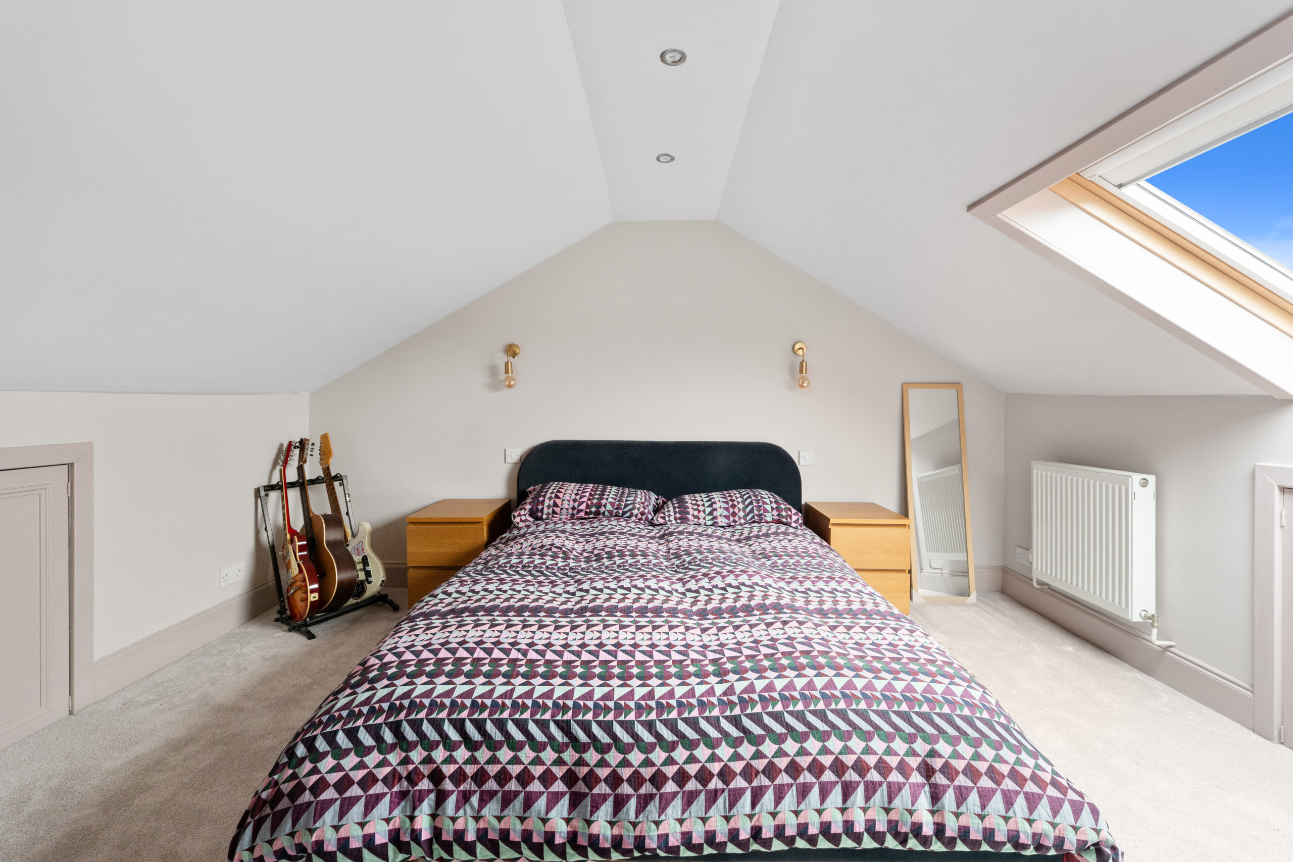 Reverse shot of the Attic Bedroom – 63 Kintore Road