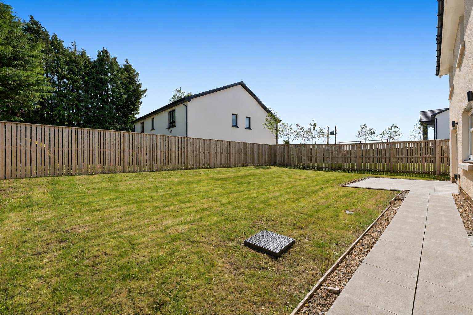 new image of back garden