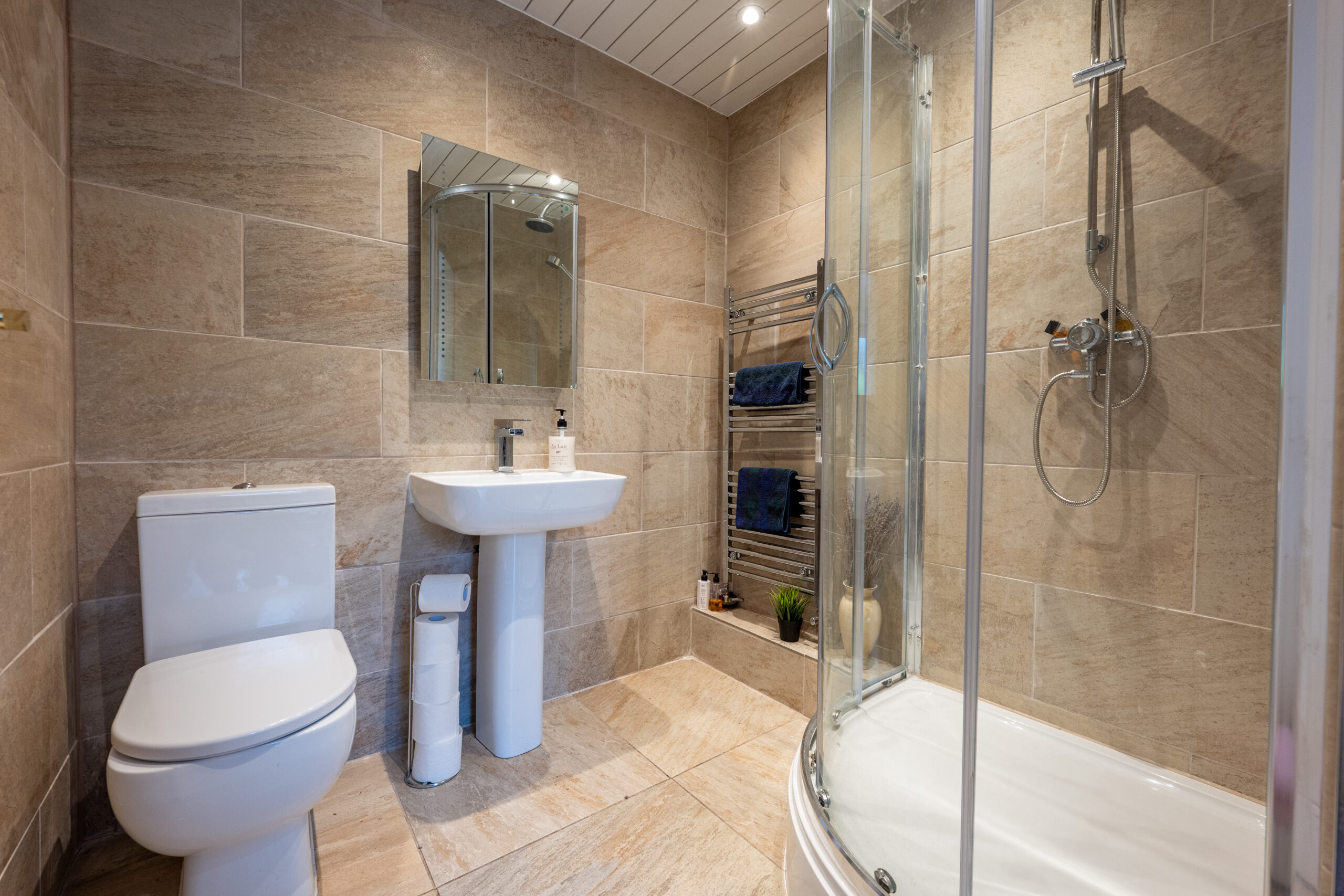 Downstairs shower room