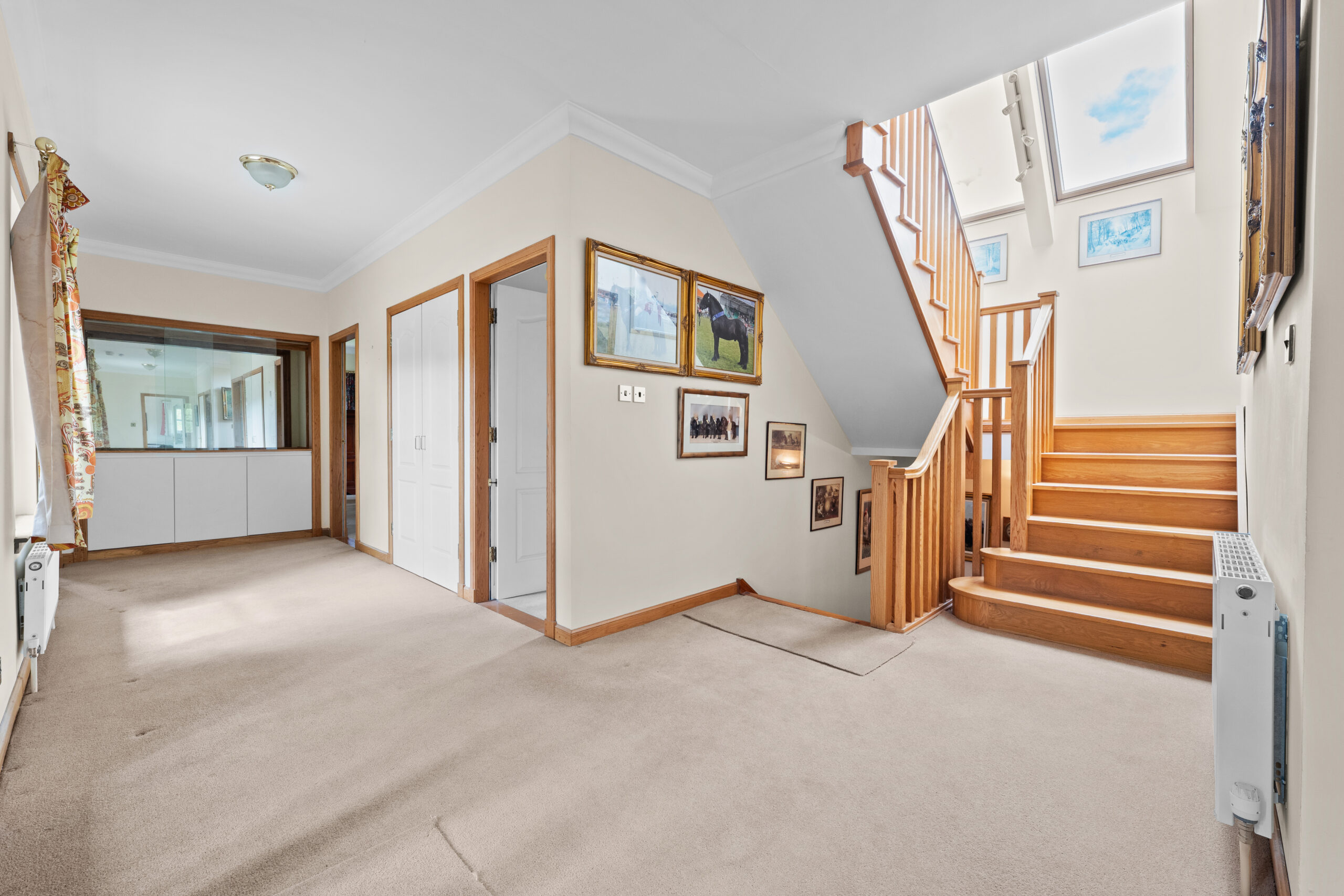 Landing and staircase