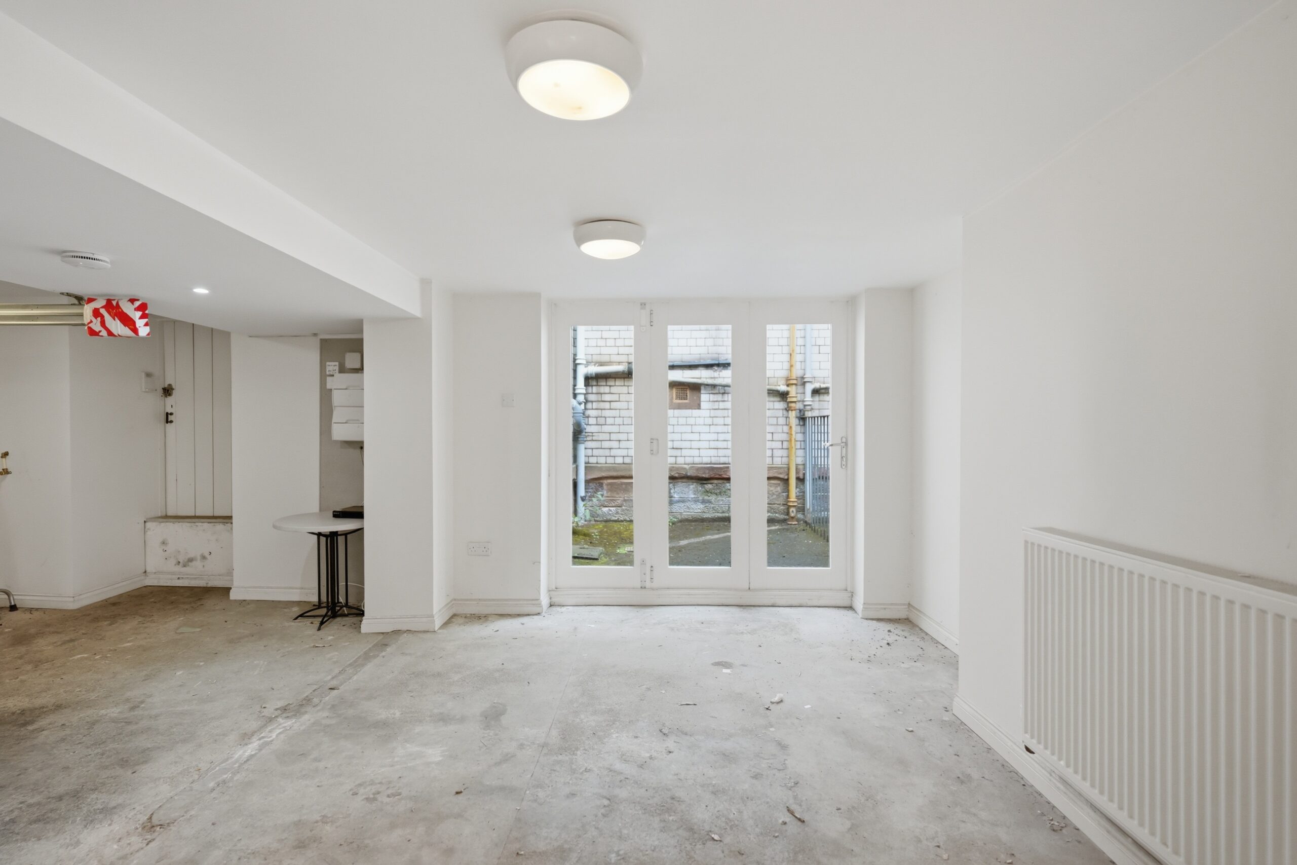 room with bi-fold doors